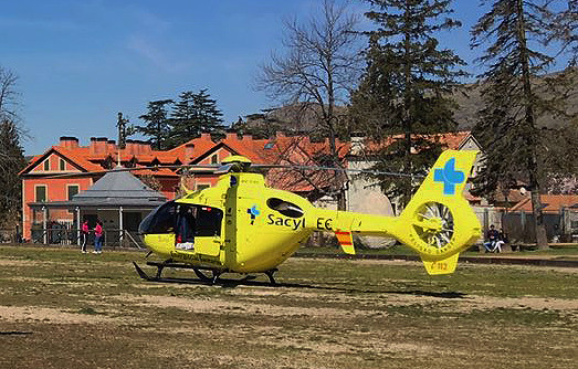 helicóptero sanitario 112