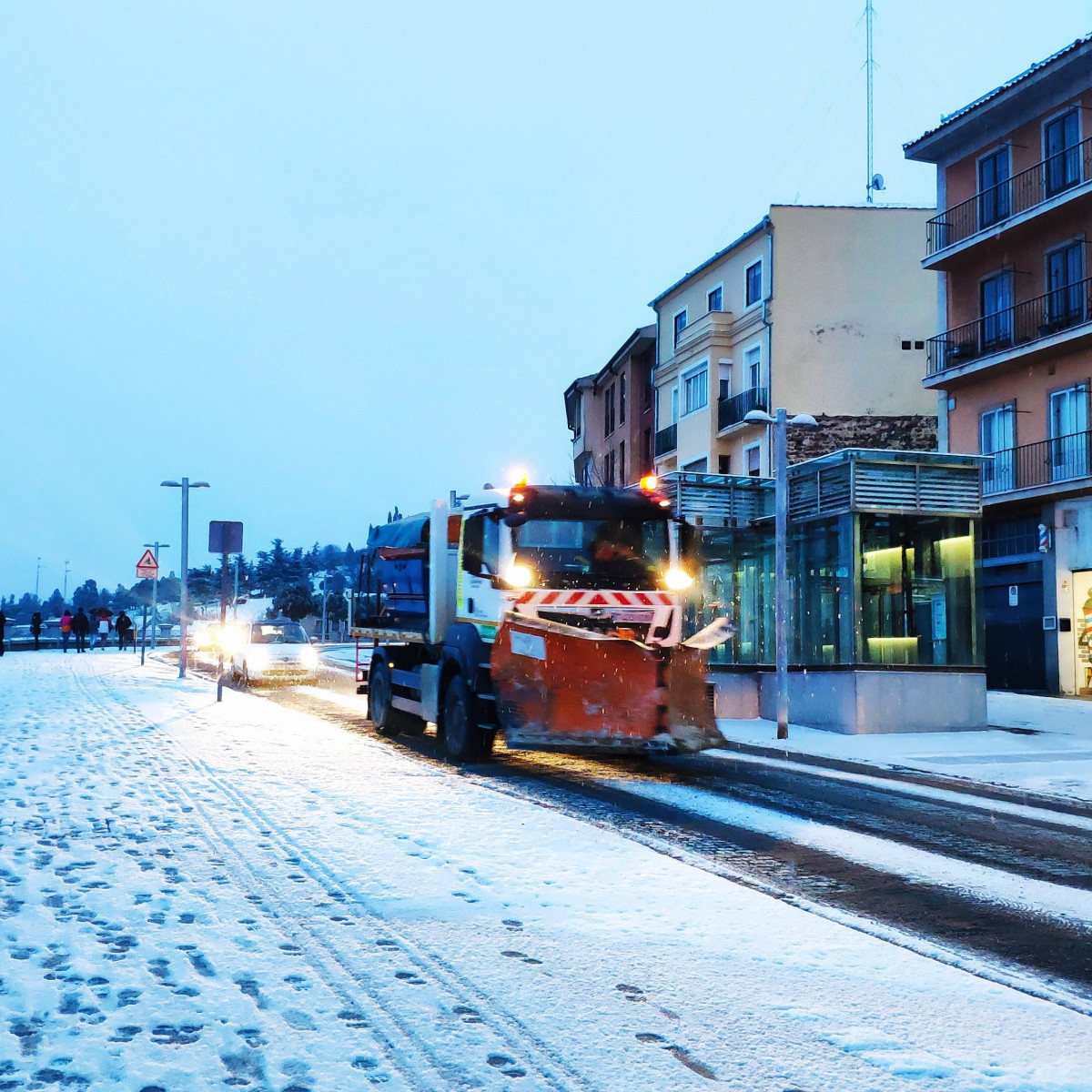 Quitanieves nieve