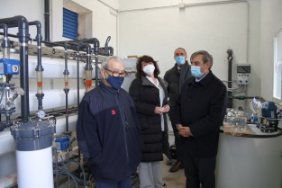 Visita planta eliminación de nitratos Valtiendas