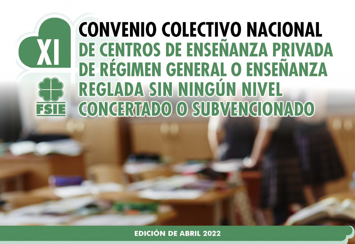 XI Convenio Colegios Privados abr 2022 portada