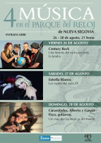 Cartel Ciclo de Música Parque del Reloj 1